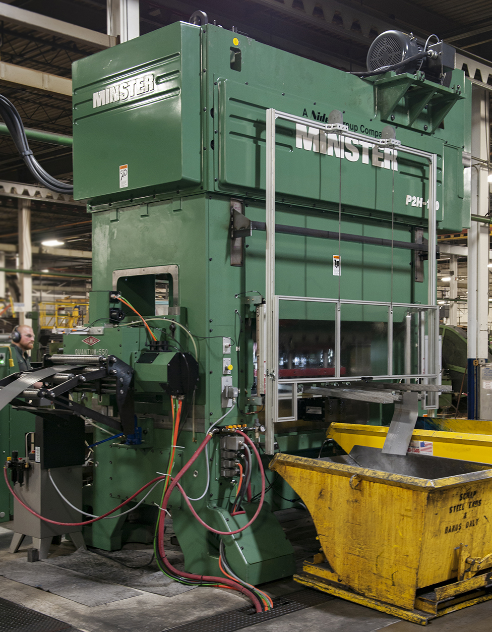 p2h_160_0 Minster P2H-160 Press and Vamco feed