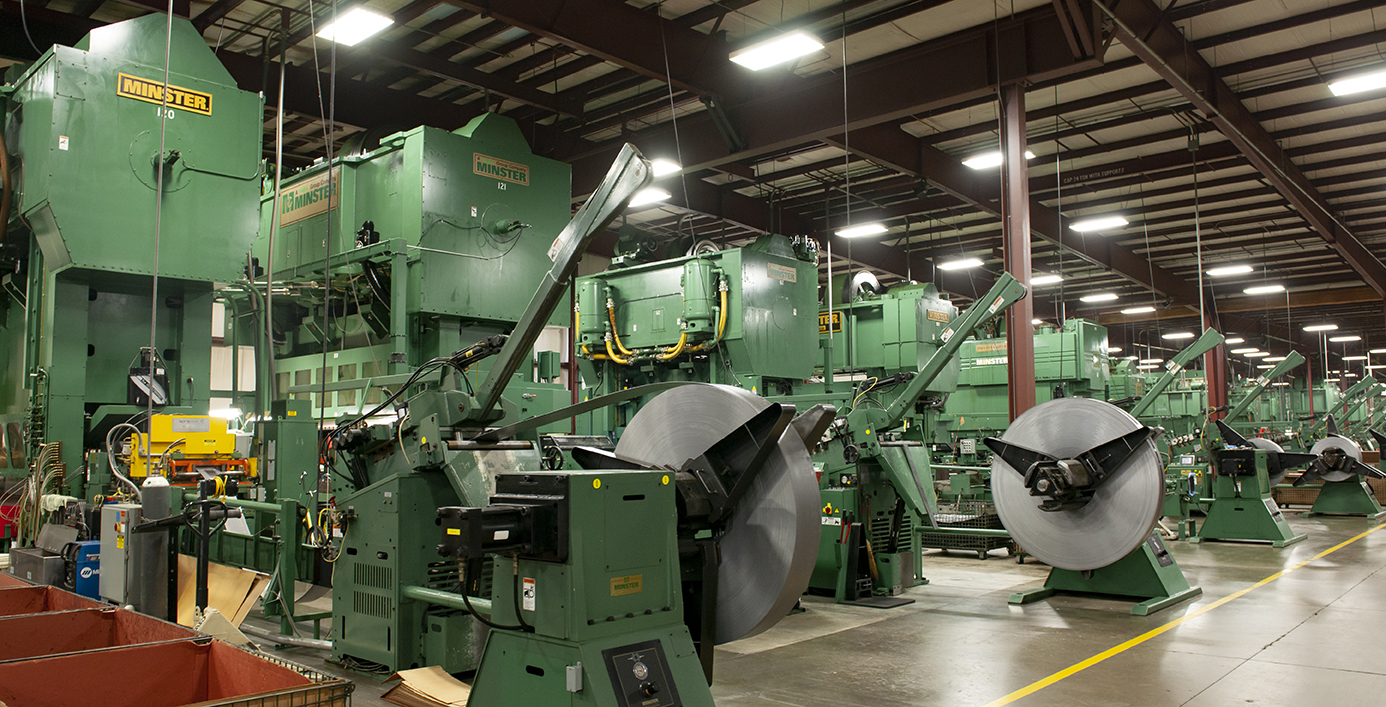 press_line (1) 26 Minster presses at Pax Machine